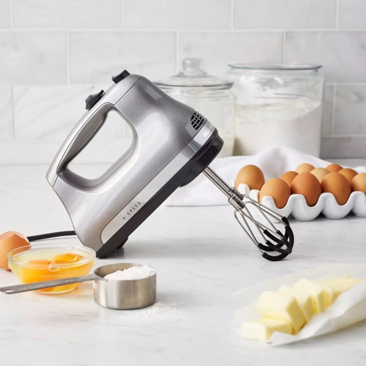 KitchenAid 6 Speed Hand Mixer With Flex Edge Beaters at Sur La Table