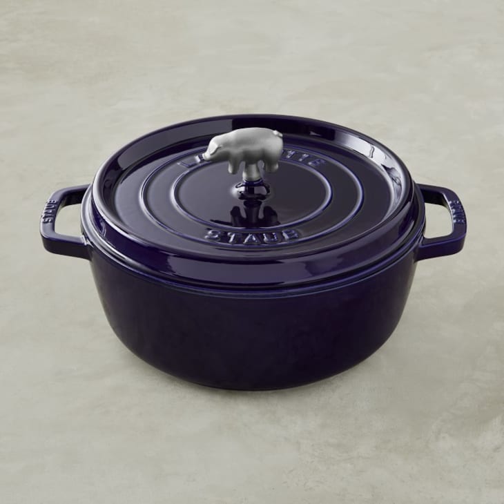 Staub Enameled 6-qt. Cast Iron Round Wide Dutch Oven at Williams Sonoma