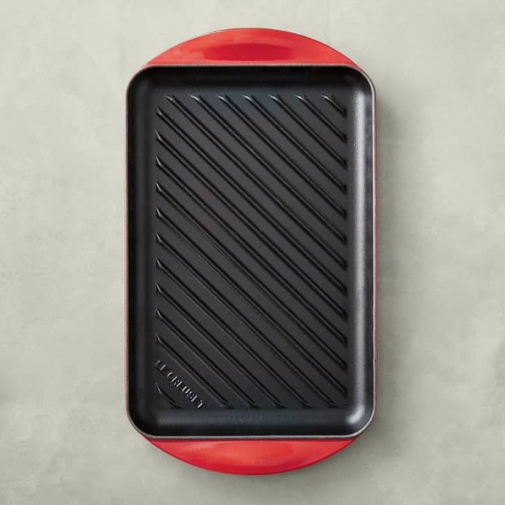 Le Creuset Cast Iron Skinny Grill at Williams Sonoma