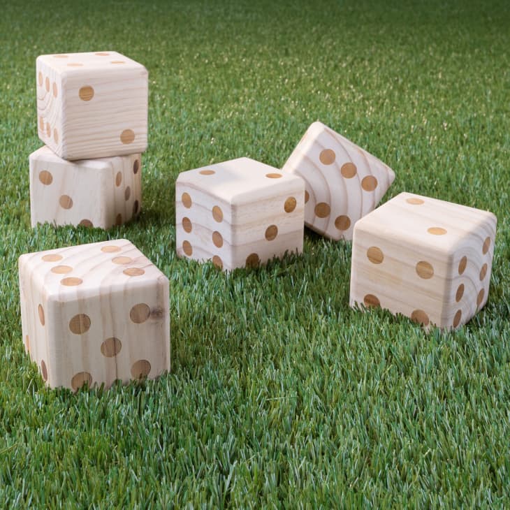 Giant Wooden Yard Dice at Walmart