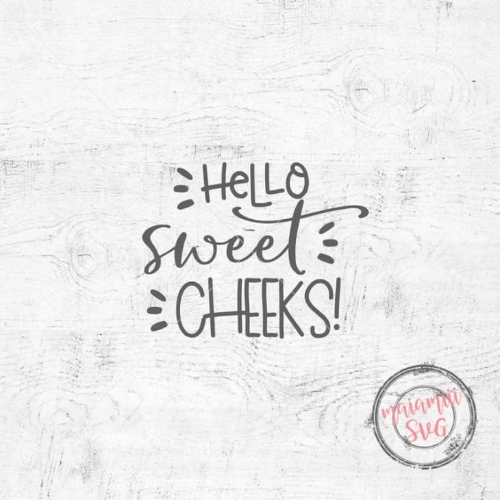 Product Image: Hello Sweet Cheeks Bathroom Sign