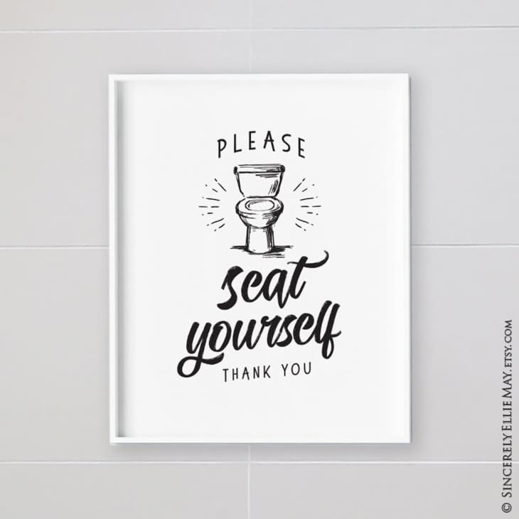 Product Image: Seat Yourself Poster