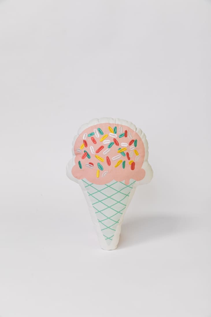 Product Image: Ice Cream Sprinkles Embroidered Pillow