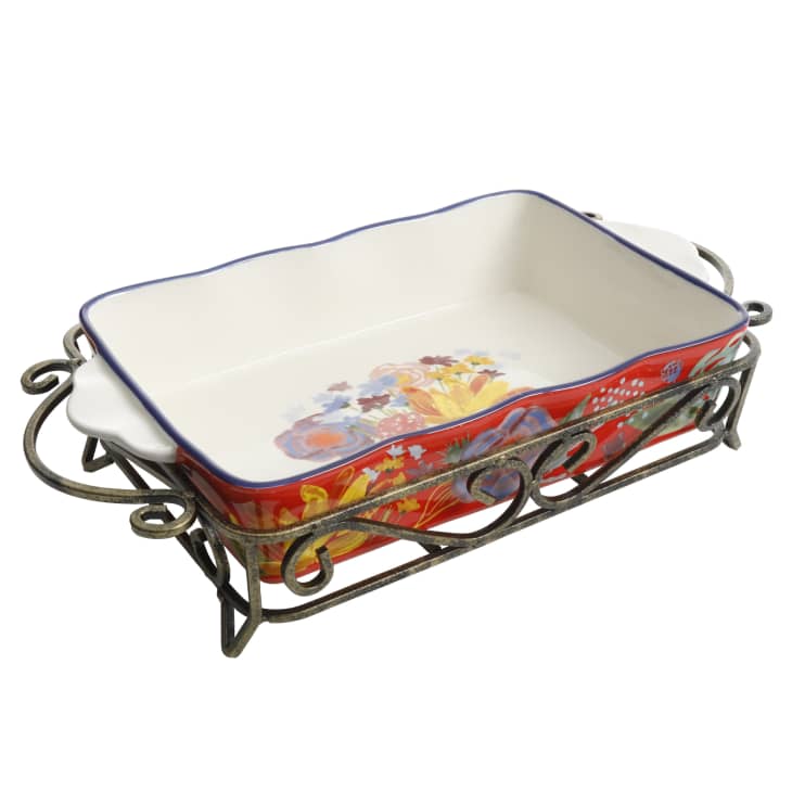 The Pioneer Woman Spring 14.5-Inch Baker with Rack at Walmart