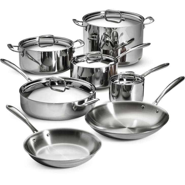 Product Image: Tramontina Tri-Ply Clad 12-Piece Cookware Set