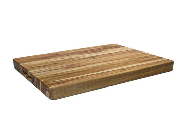 Proteak Teakhaus Rectangle Edge Grain Cutting Board with Hand Grip at Walmart