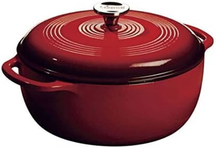 Lodge 6-Quart Enameled Cast Iron Dutch Oven at null