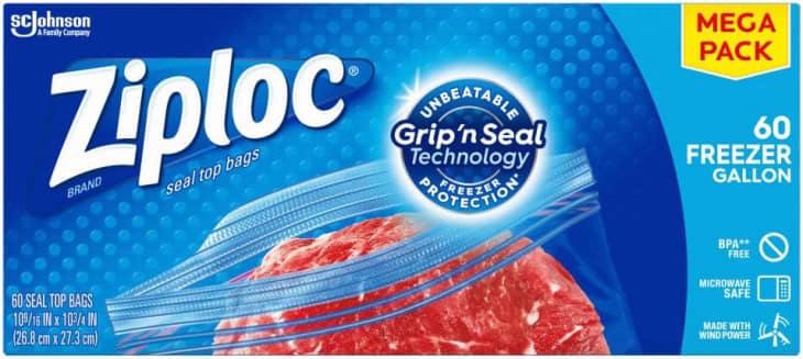 Ziploc Freezer Bags with New Grip 'n Seal Technology at Amazon