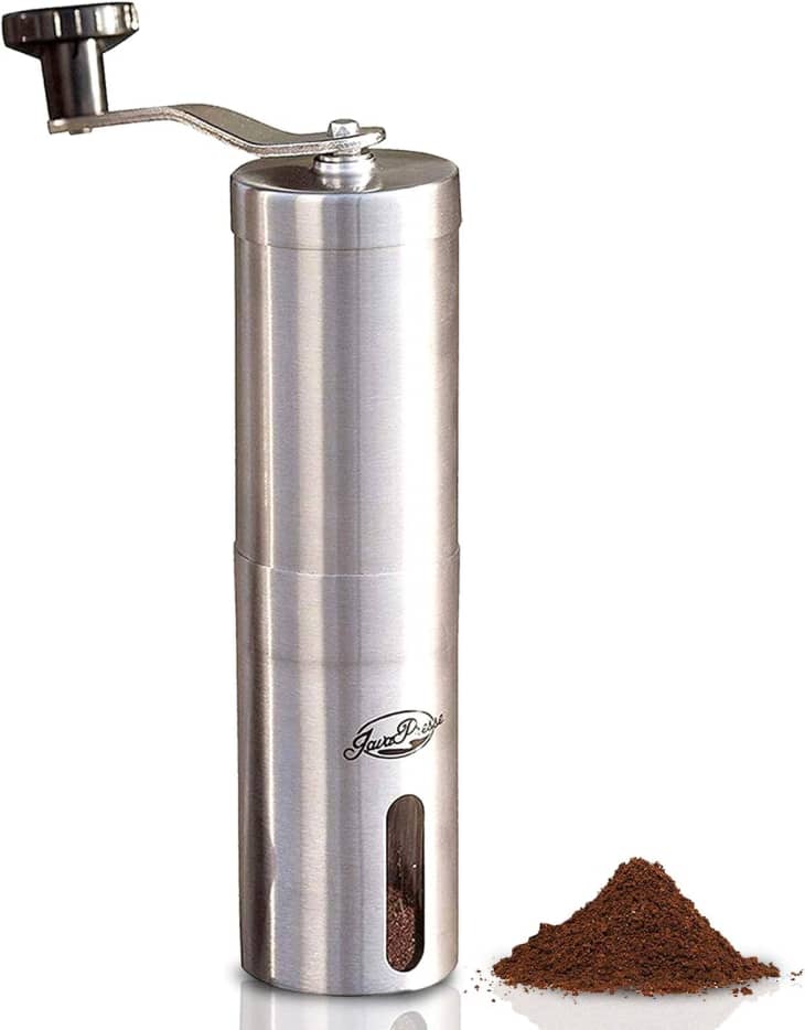 JavaPresse Manual Coffee Grinder, Conical Burr Mill at Amazon