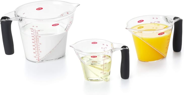 OXO Good Grips 3-Piece Angled Measuring Cup Set at Amazon