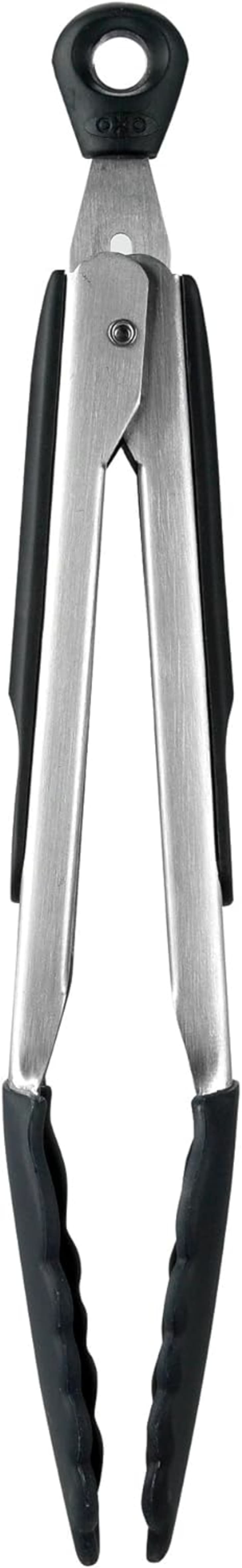 OXO Good Grips 9-Inch Tongs with Silicone Heads at Amazon