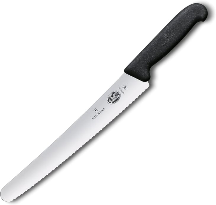Victorinox Swiss Army Serrated Bread Knife with Fibrox Handle at Amazon
