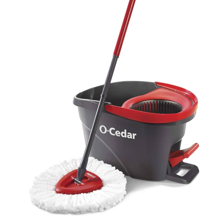 O-Cedar EasyWring Microfiber Spin Mop, Bucket Floor Cleaning System at Amazon