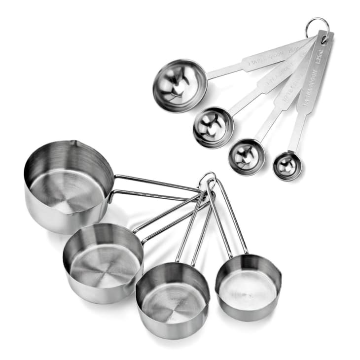 Product Image: New Star Foodservice Stainless Steel Measuring Cups And Spoons Combo Set