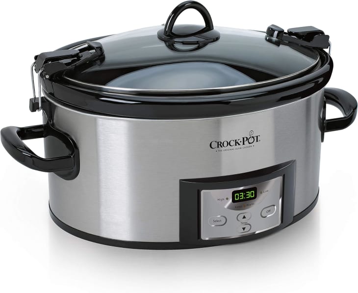 Crock-Pot 6-Quart Cook & Carry Programmable Slow Cooker with Digital Timer at Amazon