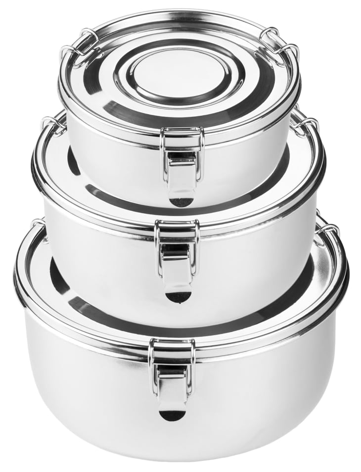 Stainless Steel Food Storage Containers at Amazon