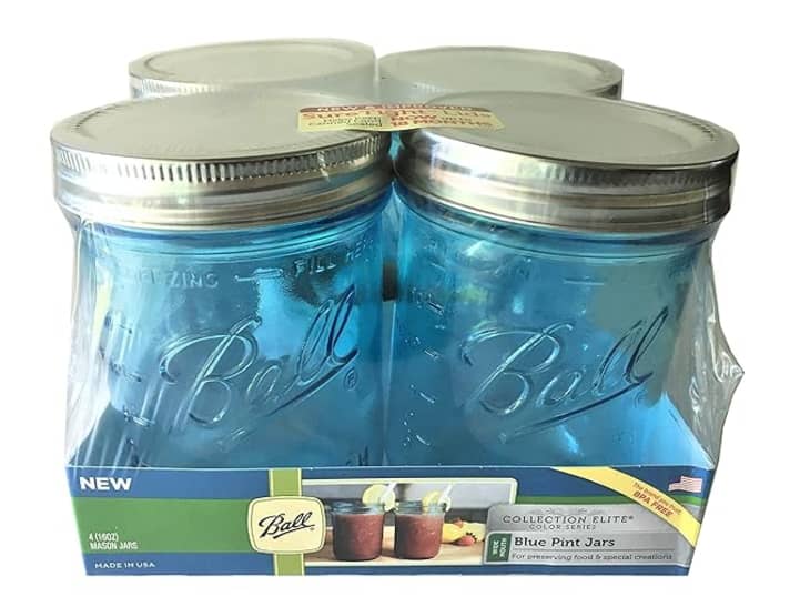 Ball Mason Jar-16 oz. Aqua Blue at Amazon
