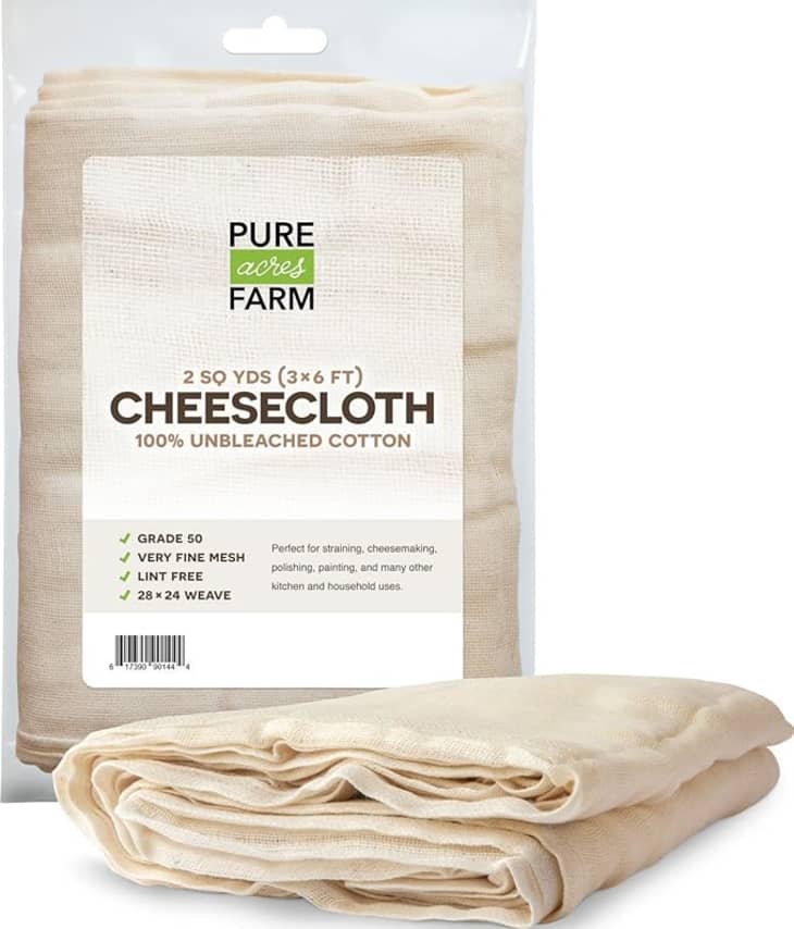 Pure Grade 50 100% Unbleached Cotton Cheesecloth at Amazon