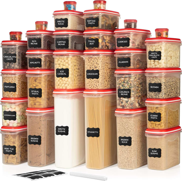 Shazo 60-Piece Airtight Food Storage Containers at Amazon