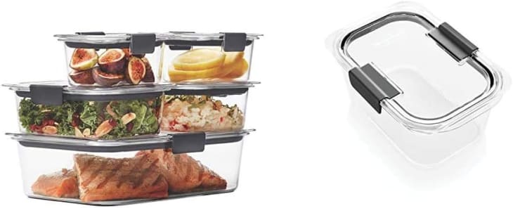 Product Image: Rubbermaid Brilliance Leak-Proof Food Storage Containers with Airtight Lids, 12 Piece