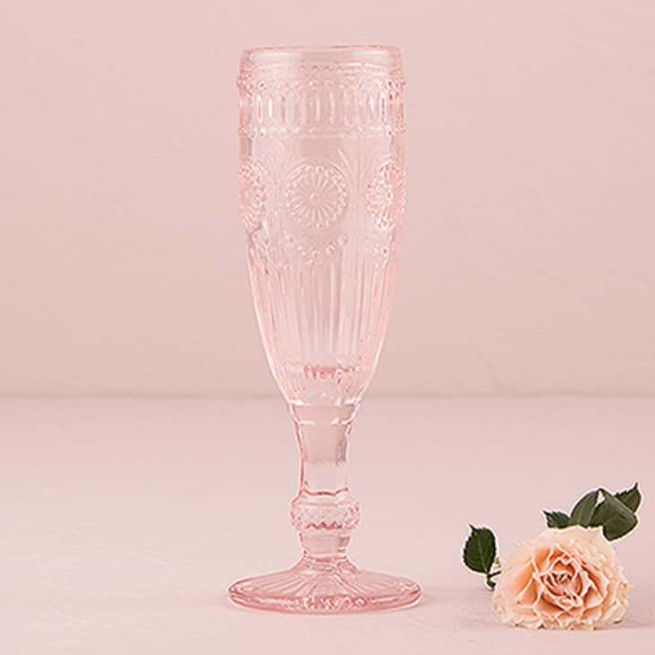 Product Image: Vintage Style Pressed Glass Champagne Flute