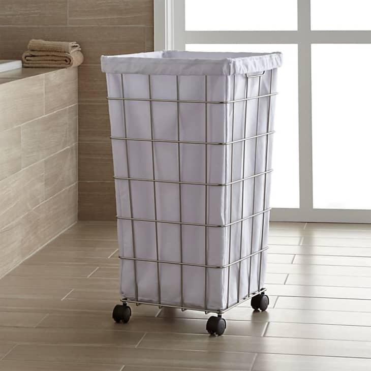 Product Image: Wire Hamper with White Liner Set
