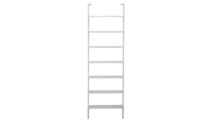 Product Image: stairway white 96″ wall mounted bookcase