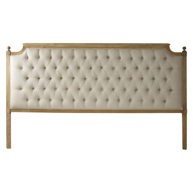 Product Image: Zentique Inc. Louis Wood Headboard, Ivory at Wayfair