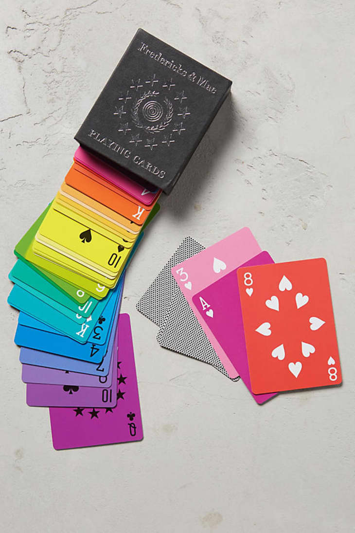 Product Image: Anthropologie Rainbow Playing Cards