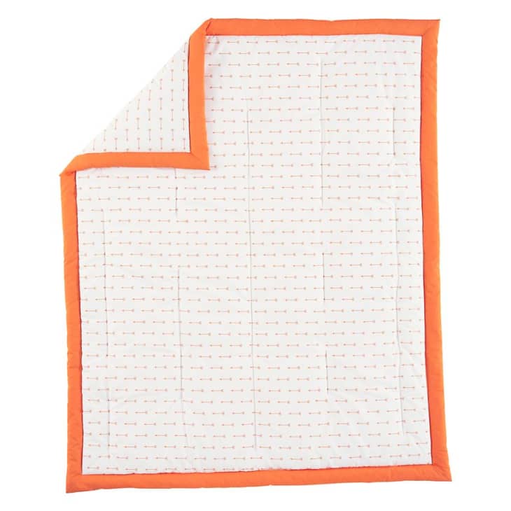 Product Image: Land of Nod, Orange Iconic Baby Quilt, Arrows
