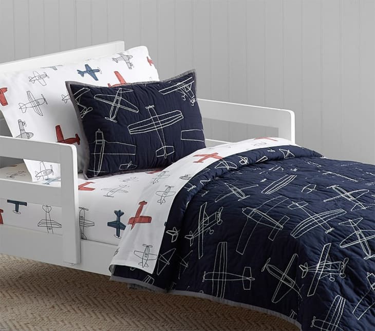 Product Image: Pottery Barn Kids Braden Airplane Toddler Quilt
