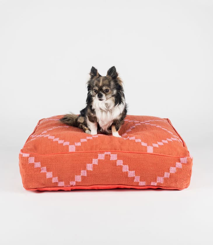 Product Image: Fillydog Pink Geometric Square Dog Bed