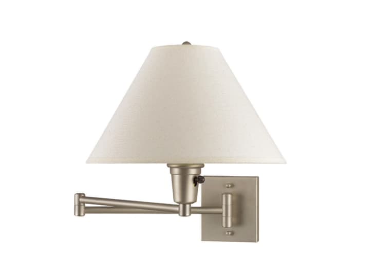 Product Image: Brushed Steel Swing Arm Lamp Wall Sconce