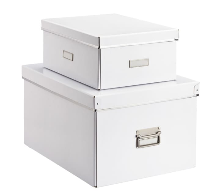 White Bigso Storage Boxes at Container Store