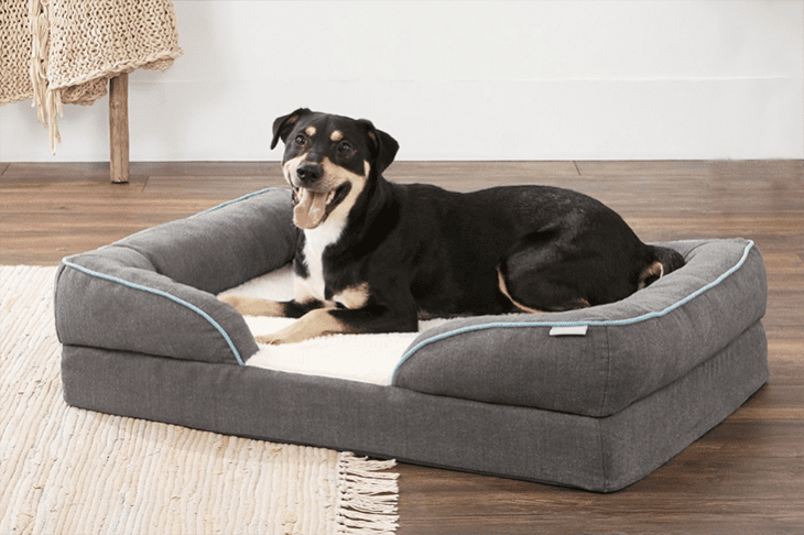 harmony grey nester orthopedic dog bed