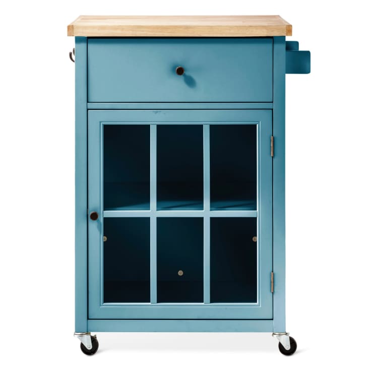 Windham Wood Top Kitchen Cart at null