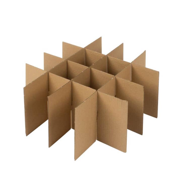 6 Pcs Cardboard Dividers for Boxes Divider for Packing Boxes Cardboard  Boxes Divider Shipping Carton Dividers Cell Wine Glass Paper