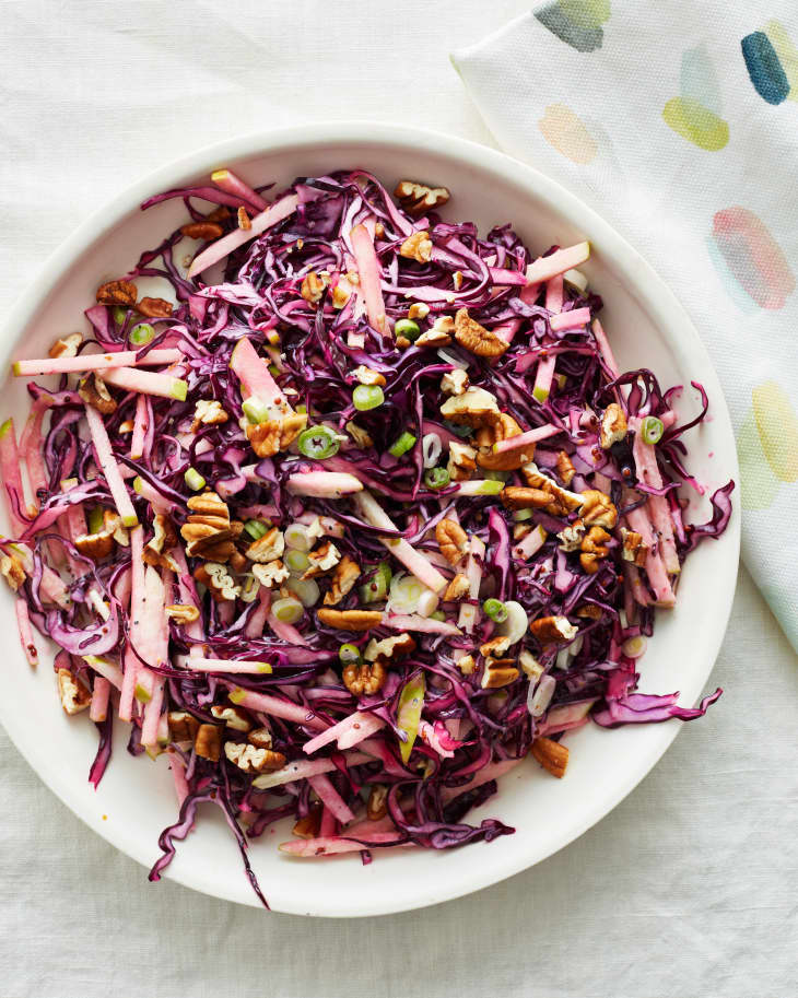 Cabbage and Apple Slaw with Honey-Lime Dressing