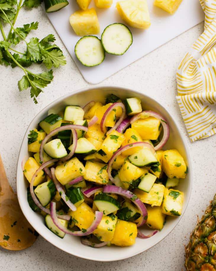 Pineapple-Cucumber Salad