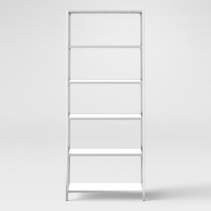 Product Image: Ronchamp 72″ High Gloss And Chrome Tall Bookcase