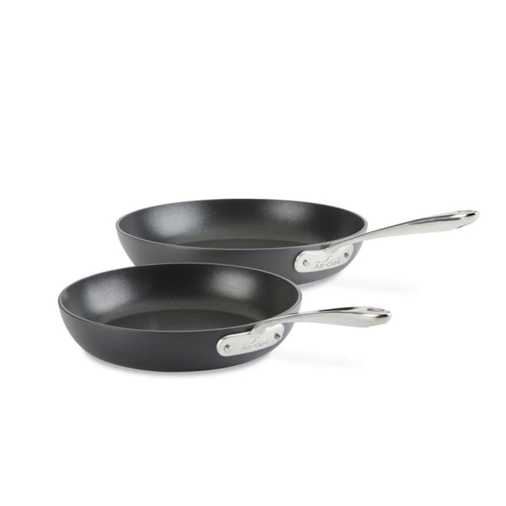 Essentials Hard Anodized Nonstick Cookware Two Piece Fry Pan Set at All-Clad