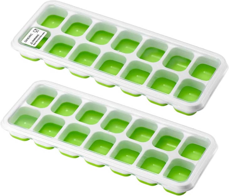 Product Image: OMORC Cube Easy-Release Silicone and Flexible 14-Ice Trays with Spill-Resistant Removable Lid