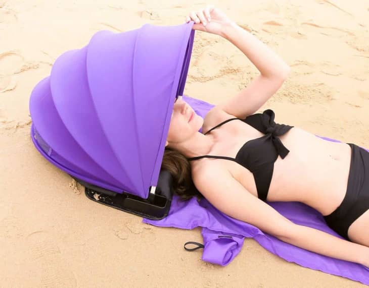 This Portable Sun Shade Is a Musthave for Your Beach Bag Apartment