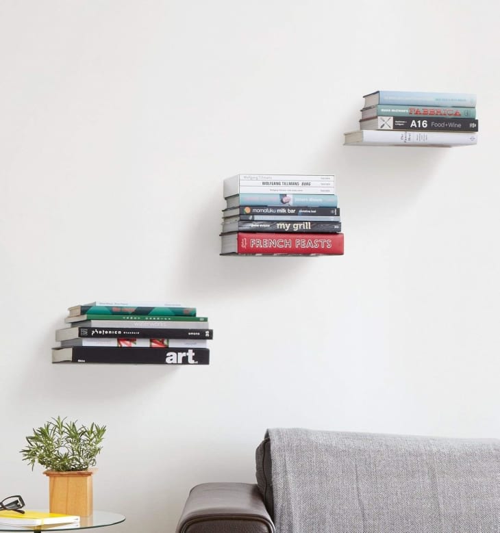 Large floating deals bookshelves