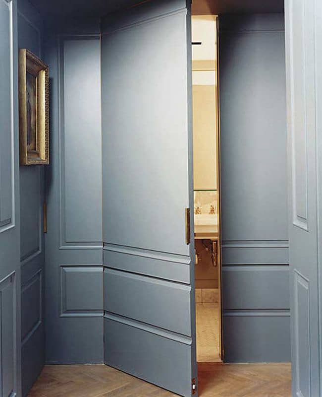 Secret Spaces Hidden Doors In Paneled Walls Apartment Therapy