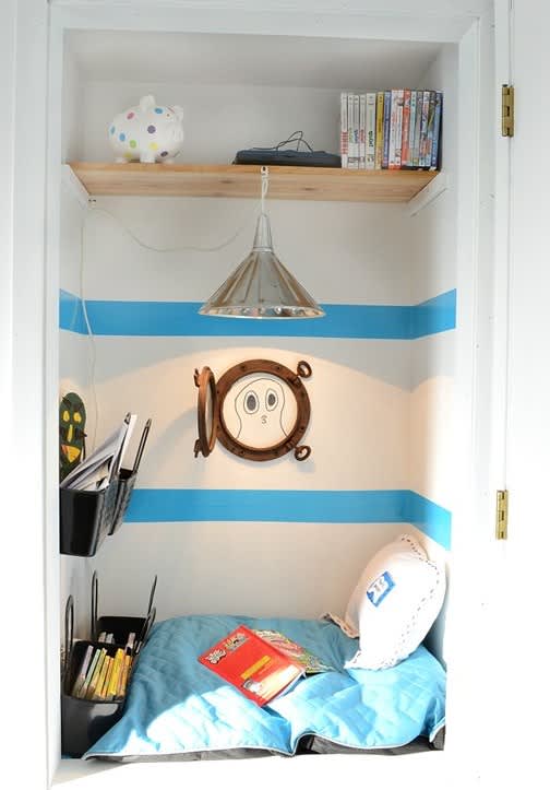 Kids Closets Used As Reading Nooks Apartment Therapy
