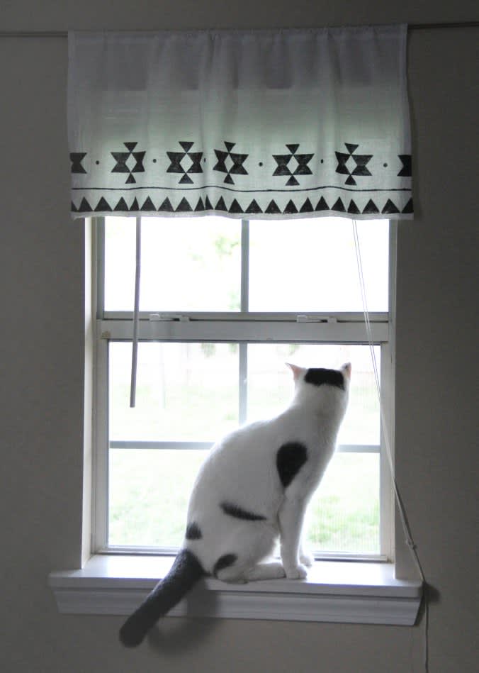 Diy Kitchen Decor Tea Towel Curtains Apartment Therapy