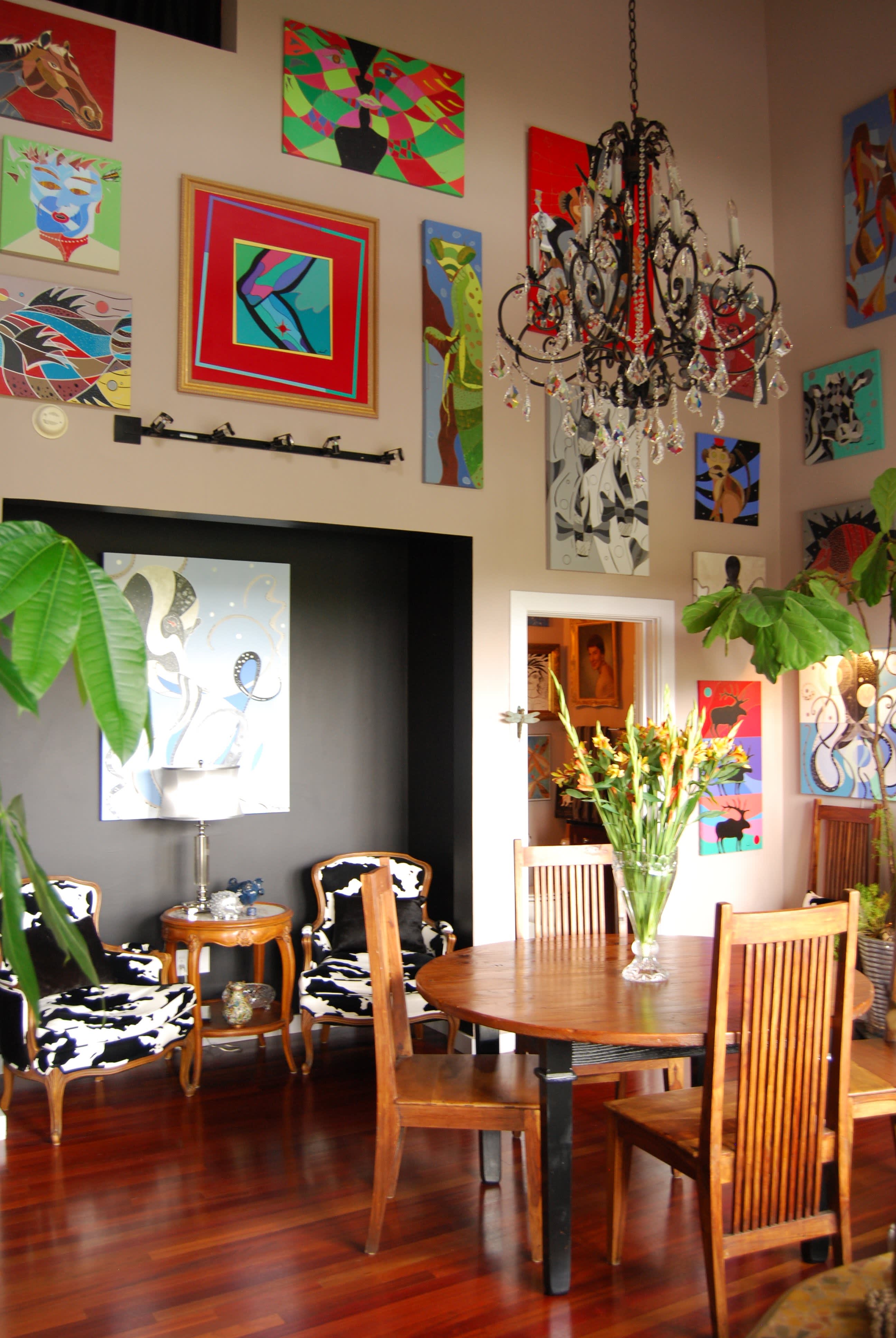 Howard S Eclectic Art Filled Studio Apartment Therapy