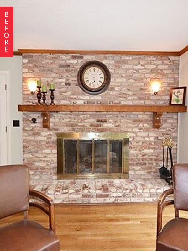 Before After 10 Dramatic Fireplace Makeovers Apartment Therapy