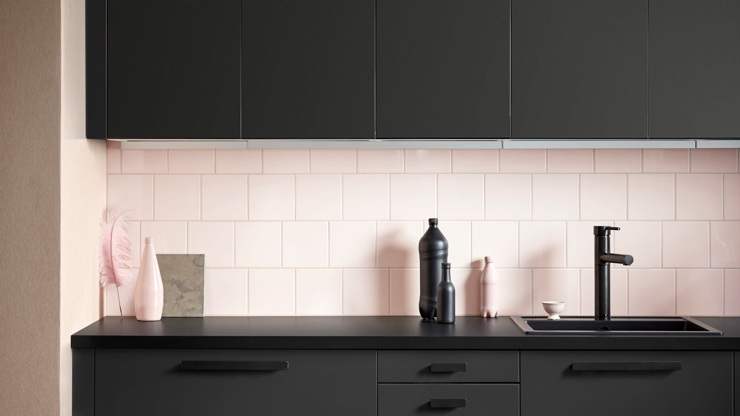 ikea's new kitchen cabinets are made from recycled bottles